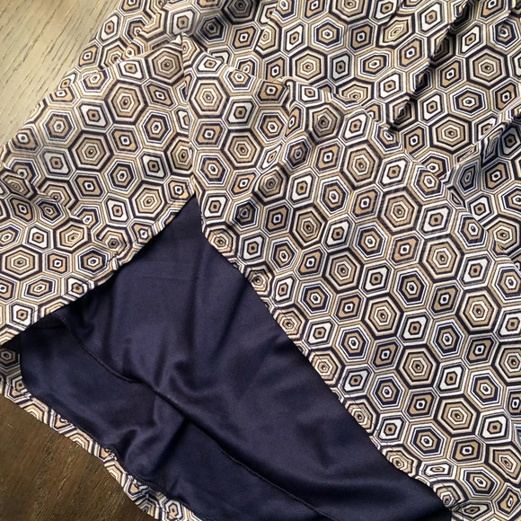 Geometry Print Gray Mini Dress - Picture 7 of 7